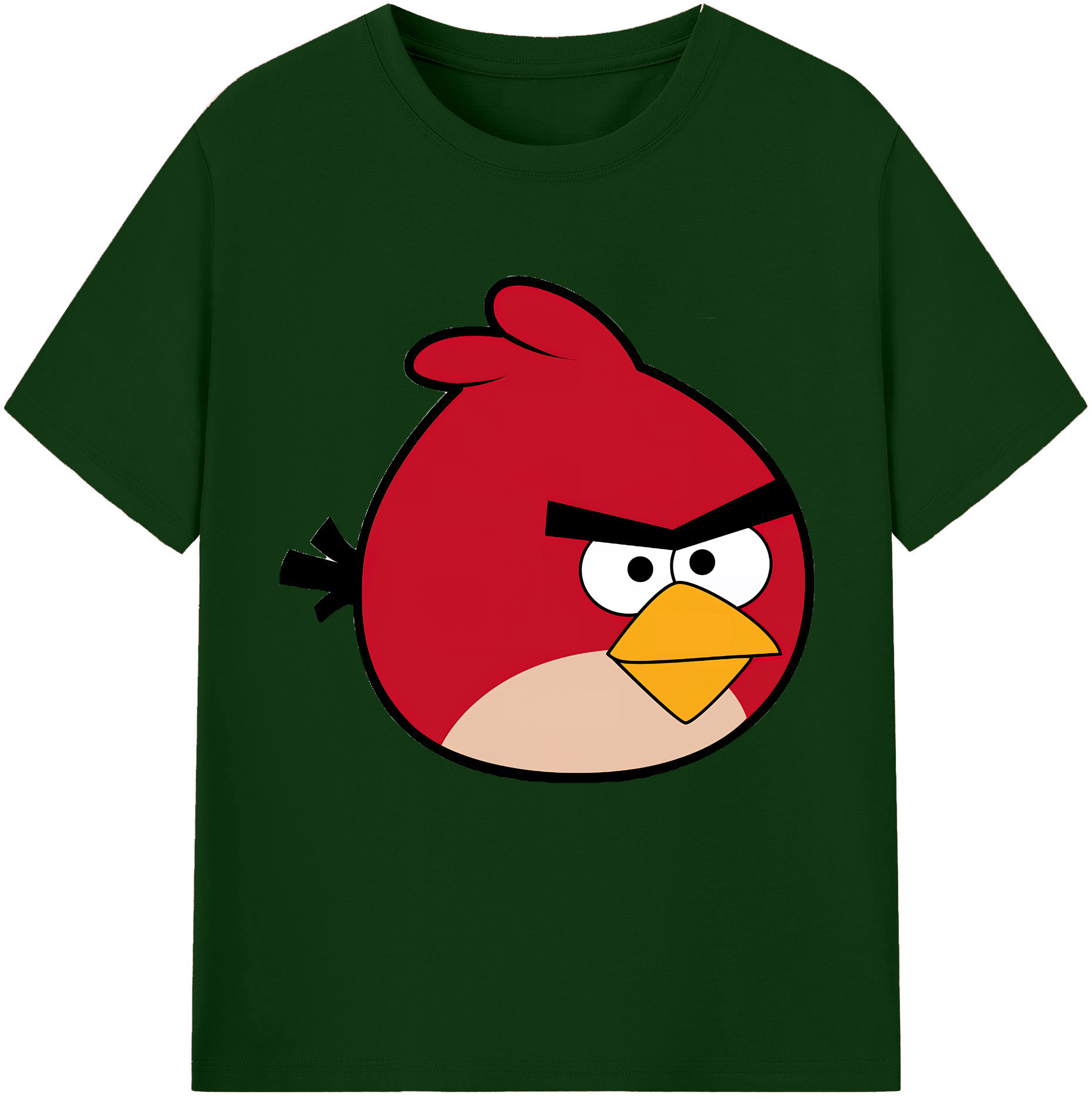 （画像用） Angry Birds アングリーバード 綿100％半袖Tシャツ（フロントプリント）
